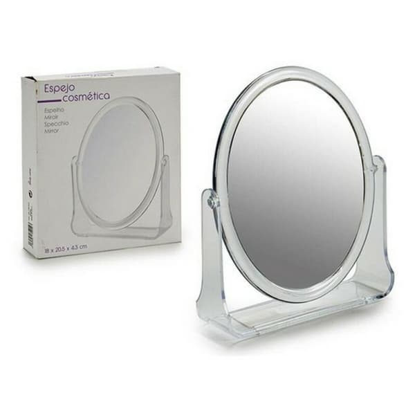 Spegel med monteringsfäste Berilo Transparent Glas Metakrylat