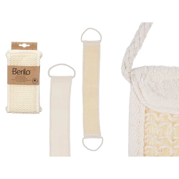 Massagesvamp Berilo B7083-16 Vit (12 antal)