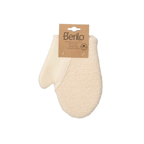 Skrubbehandske Berilo B7081-10 Hvid Beige (12 enheder)