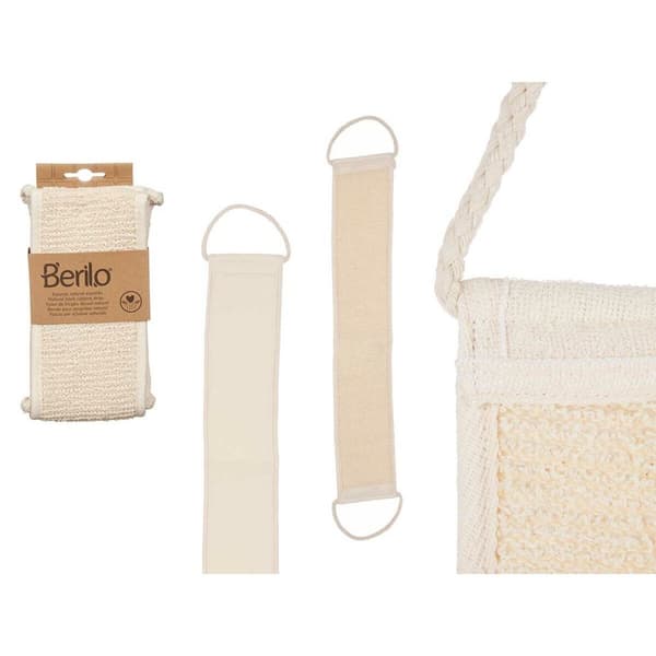 Massagesvamp Berilo B7081-16 Hvid Beige (12 enheder)