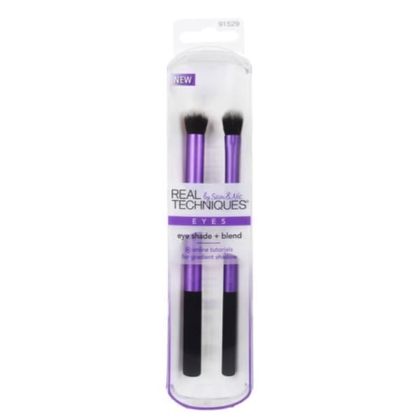 Ögonborstar - RIKTIGT TEKNIK - Set om 2 - Skuggning - Blending - Violett