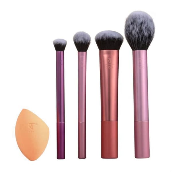 Makeup kit - Real Techniques - Everyday Essentials - 5 produkter - Rosa färg - 2020