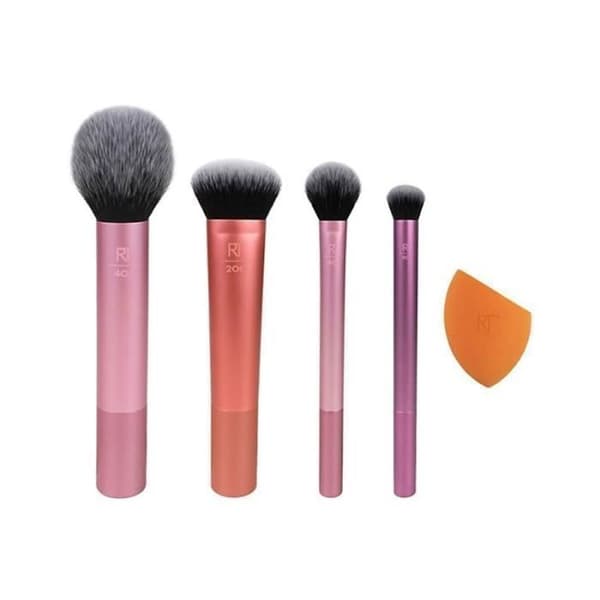 Makeup kit - Real Techniques - Everyday Essentials - 5 produkter - Rosa färg - 2020