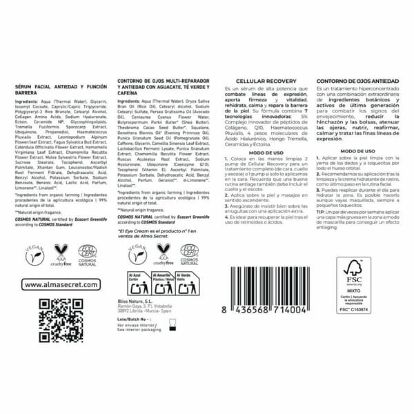 Sminkset Alma Secret FACIAL ALMA SECRET