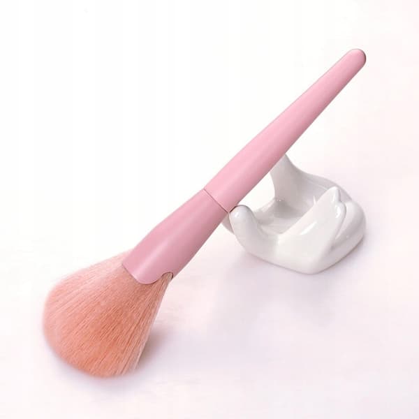 Elegant sminkborsteset 11 delar + etui, nude