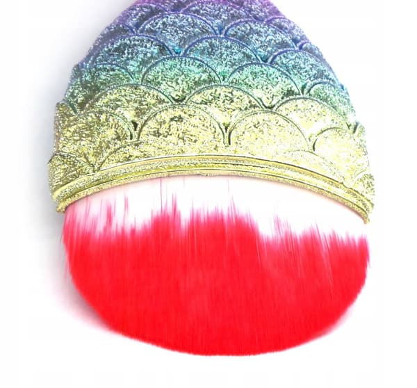 Rybka Mermaid Ombre-borste för smink, dammtorkning, Ombre