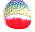 Miniatyrbild 4 av 11: Rybka Mermaid Ombre-borste för smink, dammtorkning, Ombre