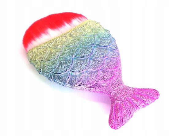 Rybka Mermaid Ombre-borste för smink, dammtorkning, Ombre