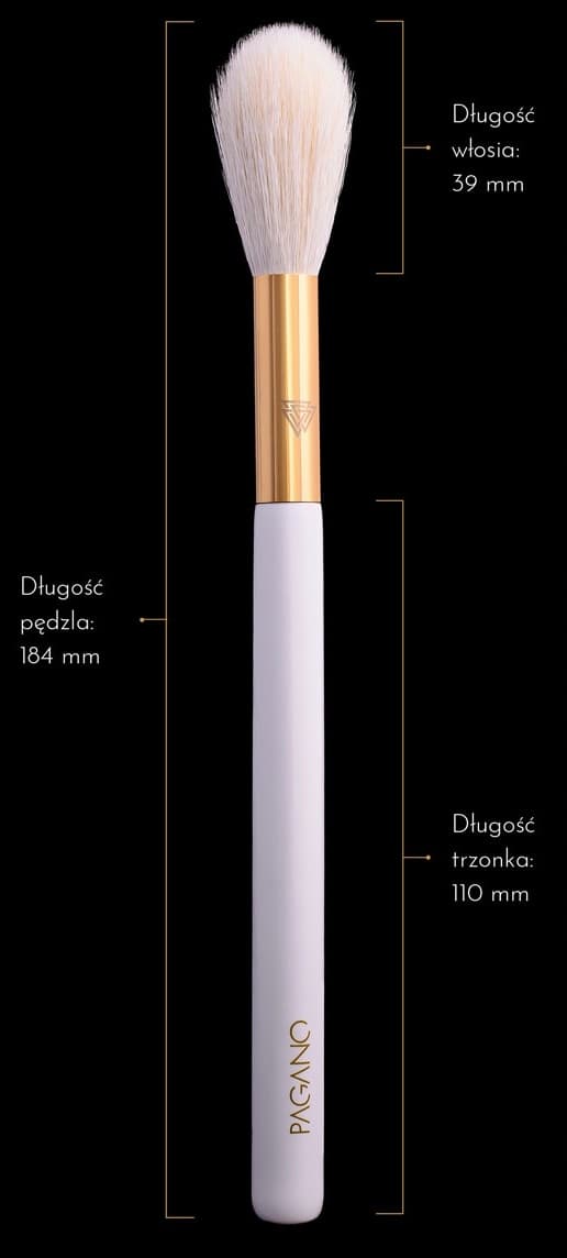 PAGANO Puderupplysande Borste