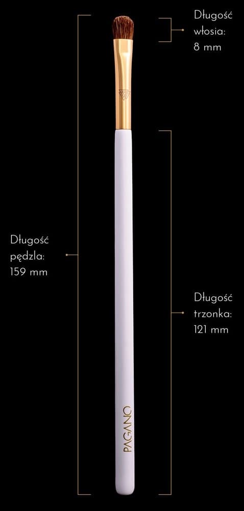 PAGANO Professionell ögonskuggsborste