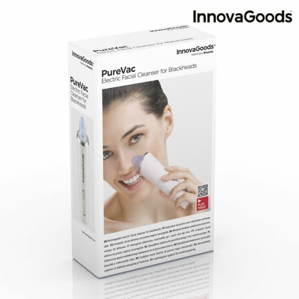 KÄYTETTY Kasvojen mustapäiden puhdistuslaite InnovaGoods PureVac (Kunnostetut Tuotteet A)