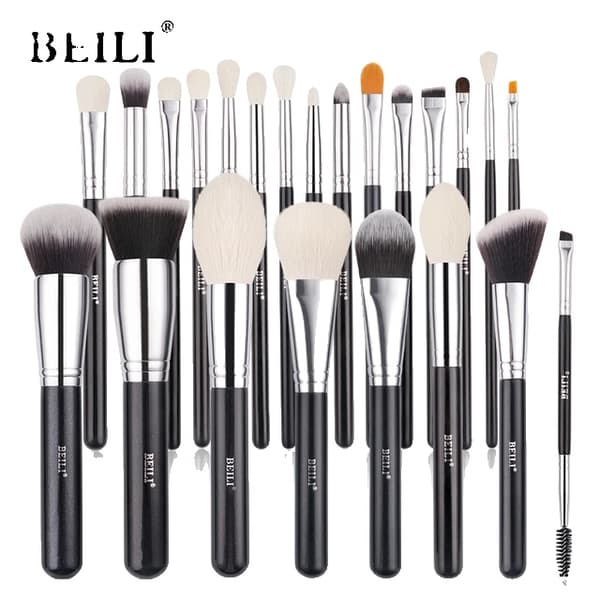 Meikkisivellinsetti, ammattimainen sekoitus, kulmakarva viuhka, B-23PCS