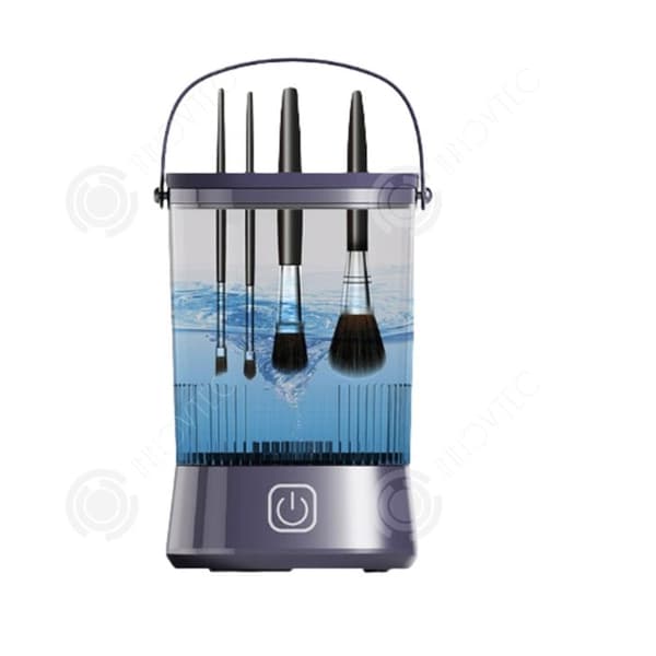 INN Makeup Brush Cleaner 1200mAH 10 000 rpm Passar för alla typer av penslar Djup rengöring Lila