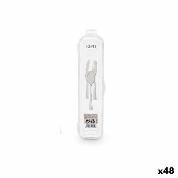 Fall Bestick Resa Transparent (48 antal)