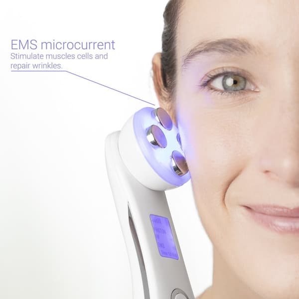 Ansigtsmassager med radiofrekvens, lysbehandling og elektrostimulering Wace InnovaGoods