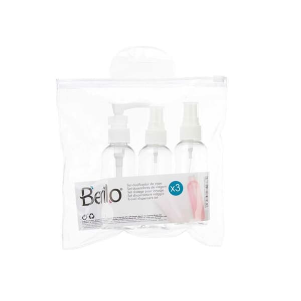Rejsesæt Berilo CH56289 Hvid Gennemsigtig Plastik (36 Enheder)
