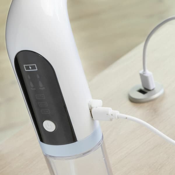 BRUGT Genopladelig ansigtsrens Hydro-cleanser til rensning af urenheder i ansigtet InnovaGoods Hyser Hvid (Refurbished B)