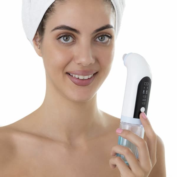 BRUGT Genopladelig ansigtsrens Hydro-cleanser til rensning af urenheder i ansigtet InnovaGoods Hyser Hvid (Refurbished B)