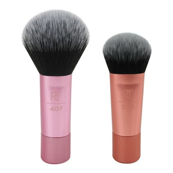 Meikkiharjasetti Real Techniques Mini Brush Duo 2 Kappaletta (2 pcs)