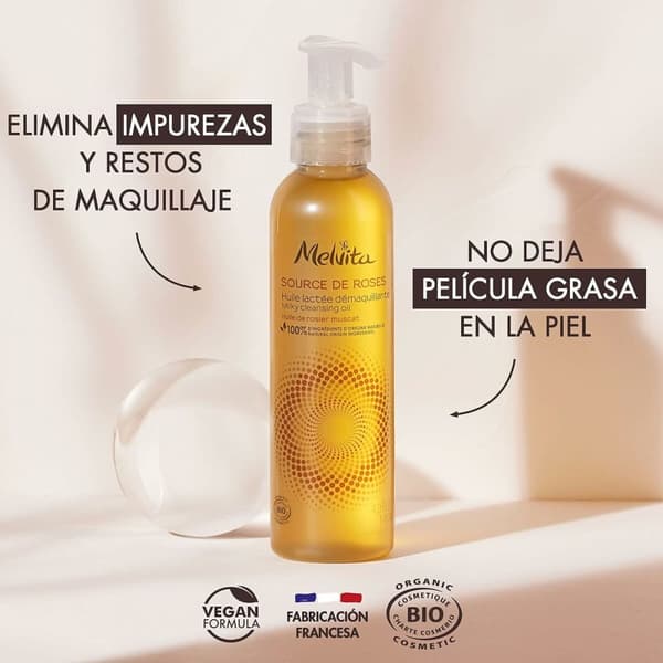 Sminkefjerner Olje Melvita Nectar De Roses 145 ml