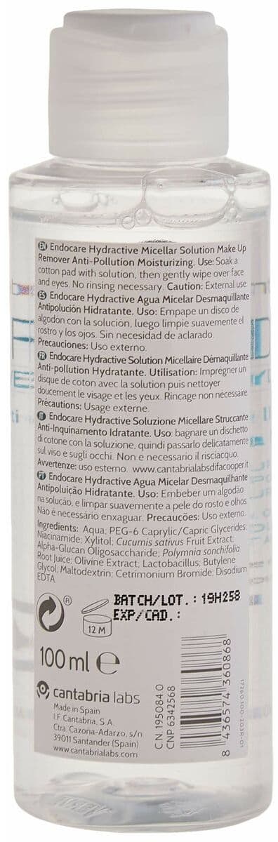 Make Up Remover Micellar Water Endocare Hydractive 100 ml