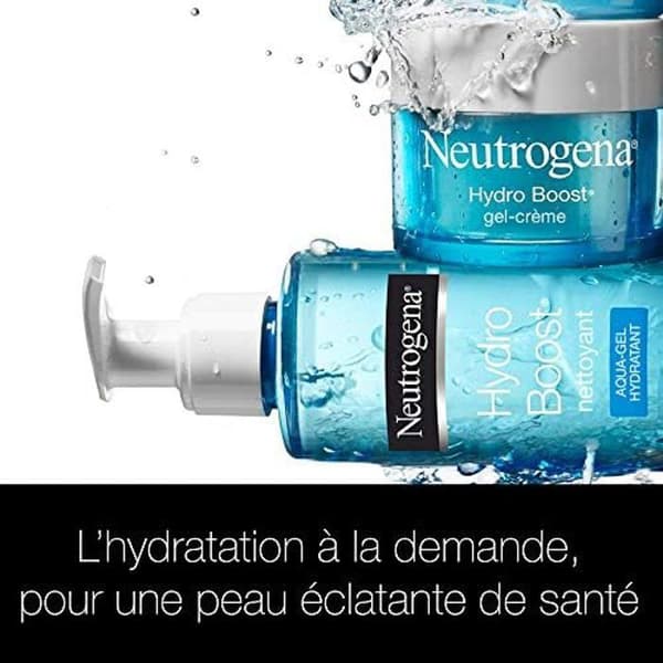 Ansiktsrengöringsgel - NEUTROGENA - Hydro Boost Aqua-Gel - Återfuktande - För torr hud - 200ml