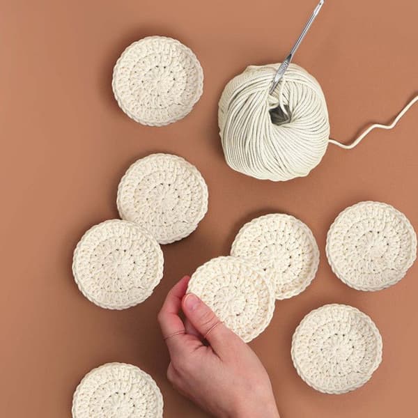 DIY Kit - Tvättbara sminkborttagningsskivor - miljövänlig