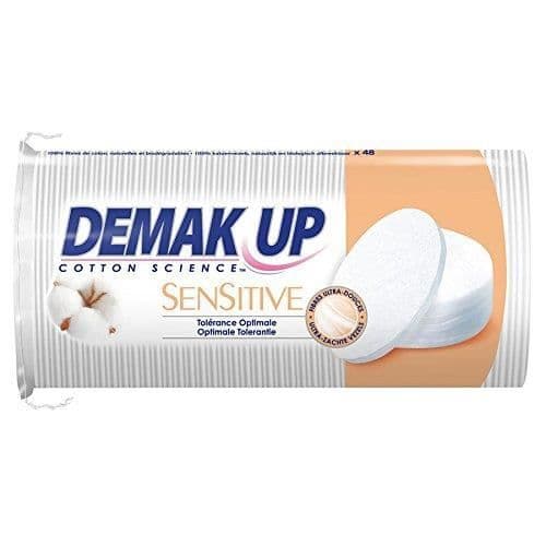 Cotton pads - Demak'Up - Sensitive - Paket med 48 - Ovala - Blandade