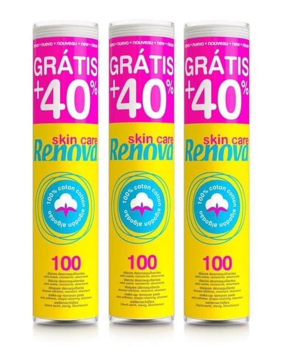 Renova mini bomullsdiskar 100 stycken