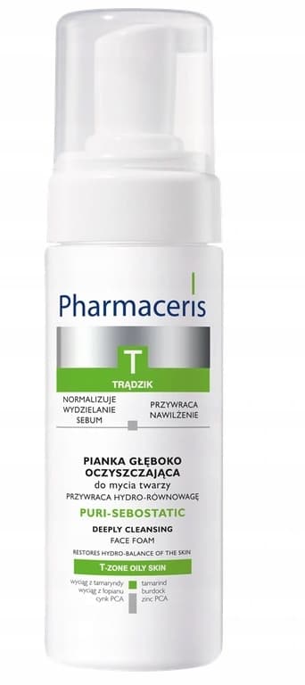PHARMACERIS T PURI-SEBOSTATIC Syväpuhdistava vaahto 150 ml