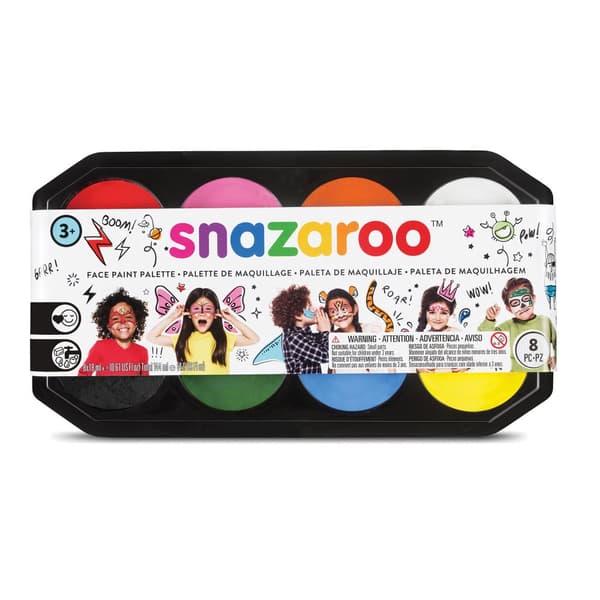 Bristol Novelty Snazaroo Face Paint Palette Multicoloured One Size
