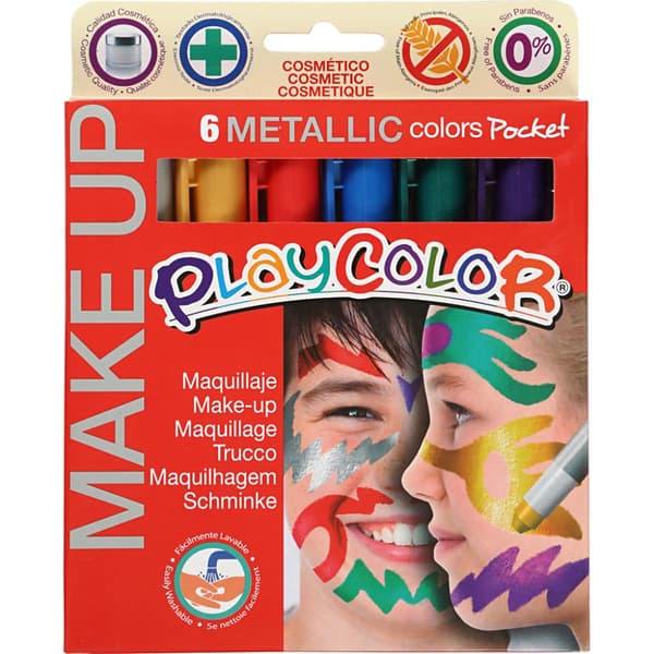 Playcolor Make up - Metallic - 6x5 g