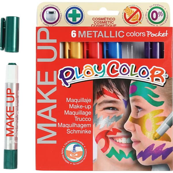 Playcolor Make up - Metallic - 6x5 g