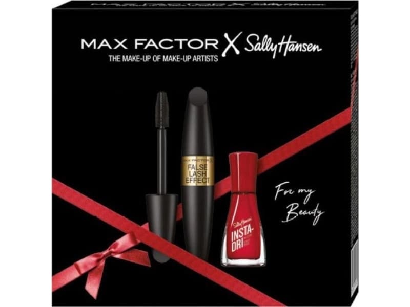 MAX FACTOR Max Factor Gift Set For My Beauty (Insta Dri varnish 1pc + False Lash mascara 9ml)