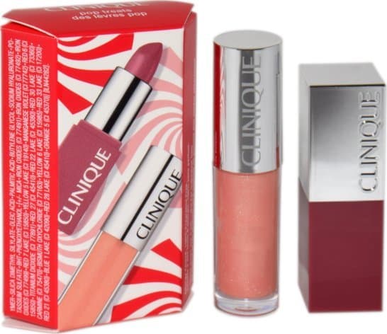 CLINIQUE SET (LIPSTICK POP LIP COLOUR 2,3g + POP SPLASH 1,5ml)