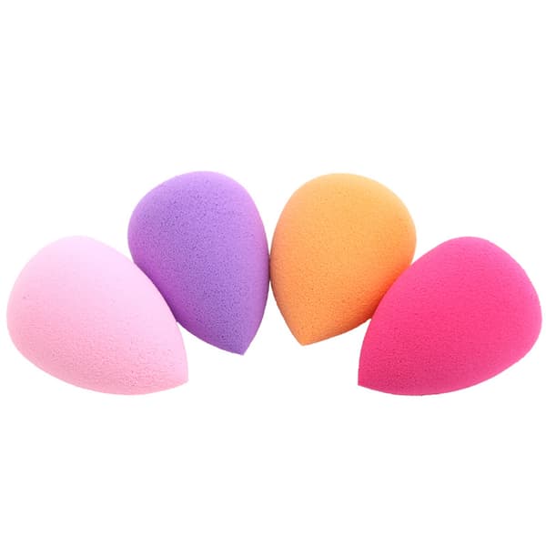 4 Stycken Färgglada Kosmetiska Puffar Makeup Svamp