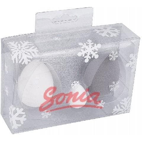 TOP CHOICE blender sponge-makeup - winter (38280) 1op.-3pcs