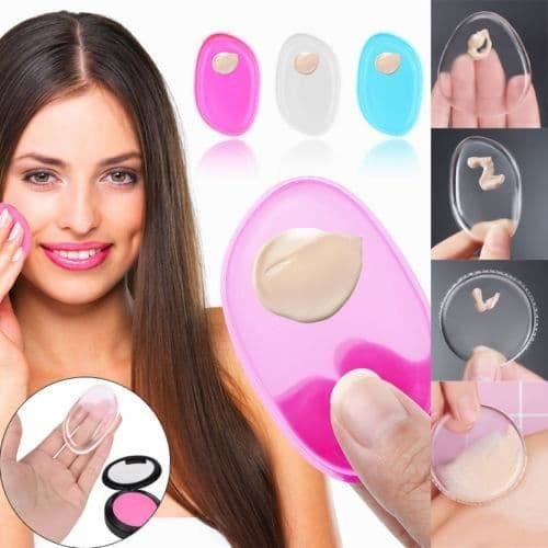 silikon gel svamp makeup skönhet foundation applikator
