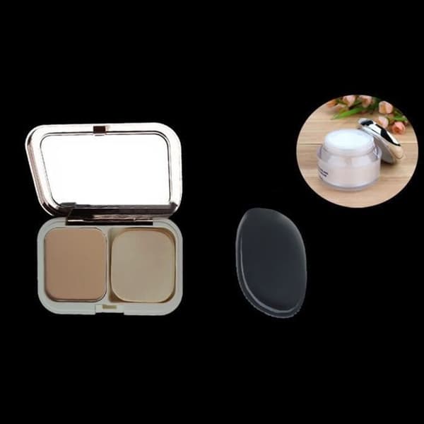 Clear Sheet Kosmetisk Makeup Sponge Silicone Puff