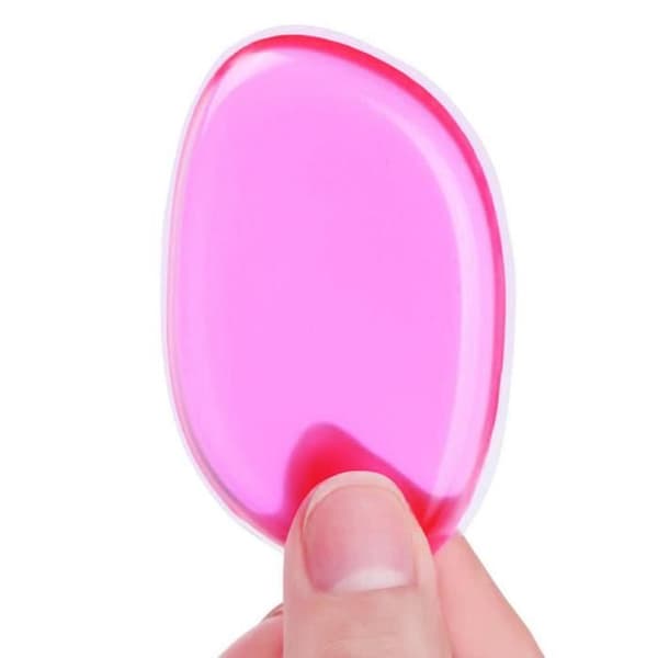 Hicollie® 2st 6# Silikongel Svamp Makeup Cream Puff Foundation Powder Puff Cosmetic
