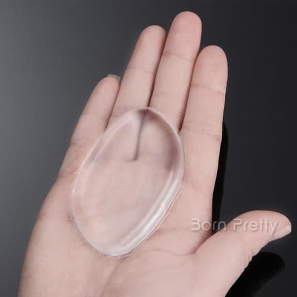 1 ST Silikongel Puff &amp; Sponge för Cosmetic BB Cream Makeup Tool