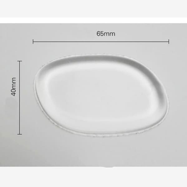 6,5 x 4 x 1 CM Minch Silikon Makeup Sponge Cosmetics Powder Puff