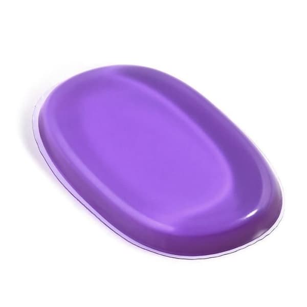 Transparent silikongel puff puff svamp för kosmetiskt verktyg LILA
