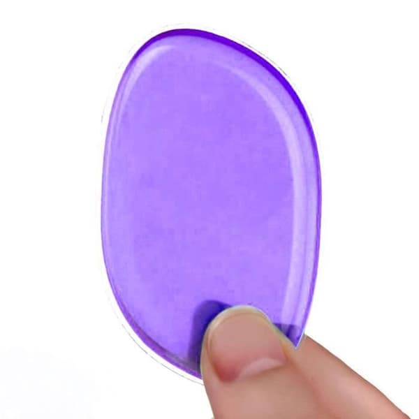 Hicollie® 2st 7# Silikongel Svamp Makeup Cream Puff Foundation Powder Puff Cosmetic