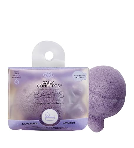 Daily Concepts Baby's Lavender Konjac Sponge baby bath sponge