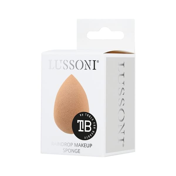 Lussoni Makeup Beige Raindrop Sponge - droppformad sminksvamp