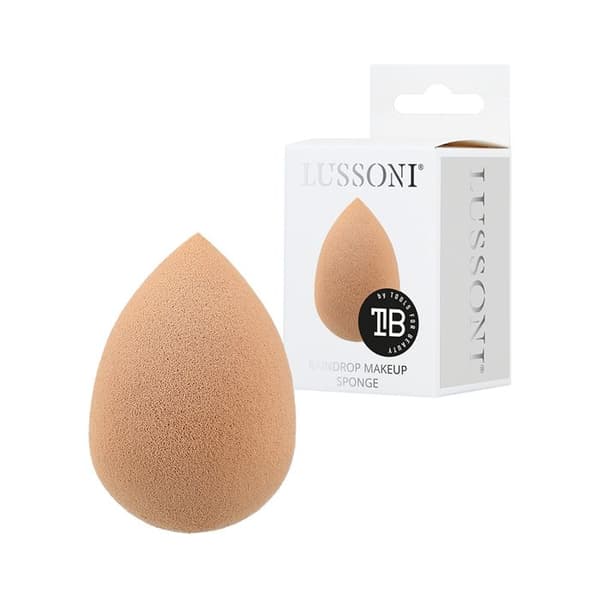 Lussoni Makeup Beige Raindrop Sponge - droppformad sminksvamp