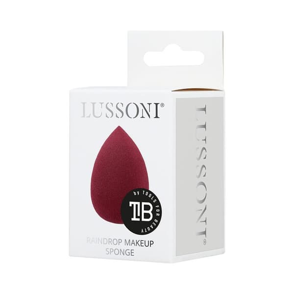 Lussoni Make Up Burgundy Raindrop Sponge - sminksvamp