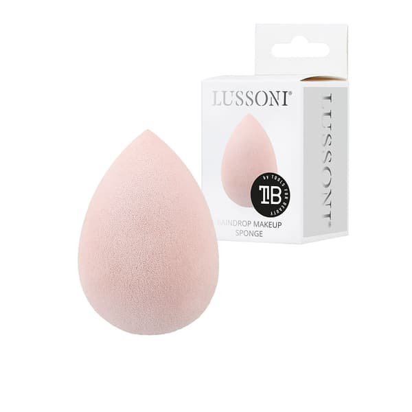 LUSSONI Medium sponge RAINDROP #Pink 1 u