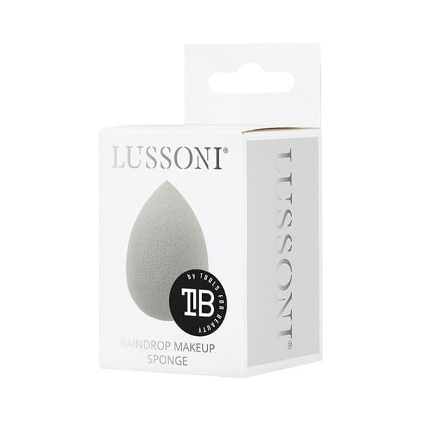 Lussoni Makeup Grey Raindrop Sponge - droppformad sminksvamp